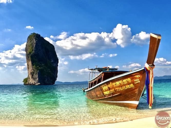 4 Islands Tour by Longtail Boat from Krabi